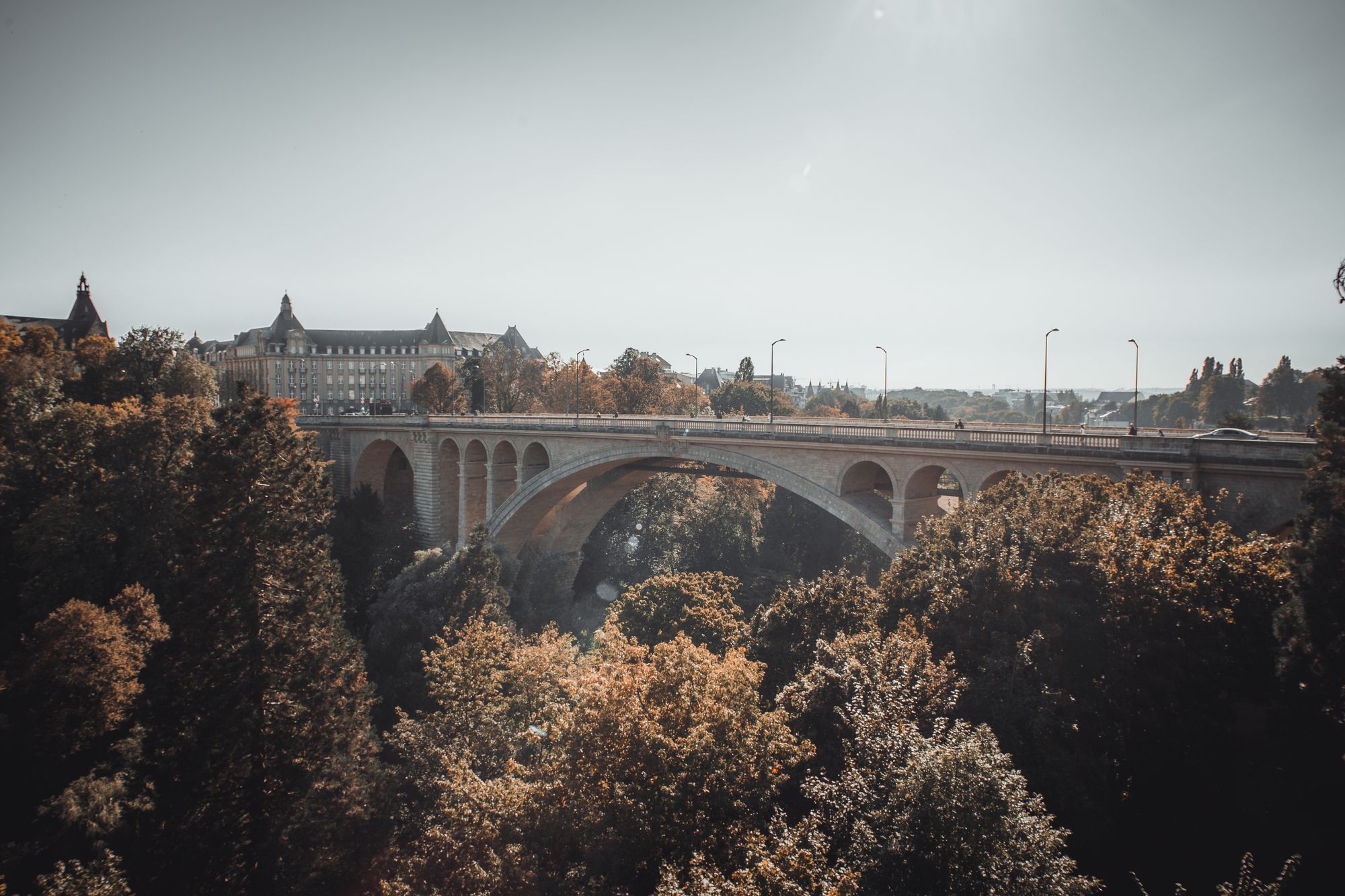 Le pont Adolphe à Luxembourg